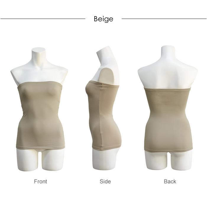 裏起毛 あったかインナー チューブトップ ベアトップ レディース 裏起毛チューブトップ インナー 温活 暖かい ブラトップ 防寒 トップス 下着 ペチコート | KOEISTORE | 06