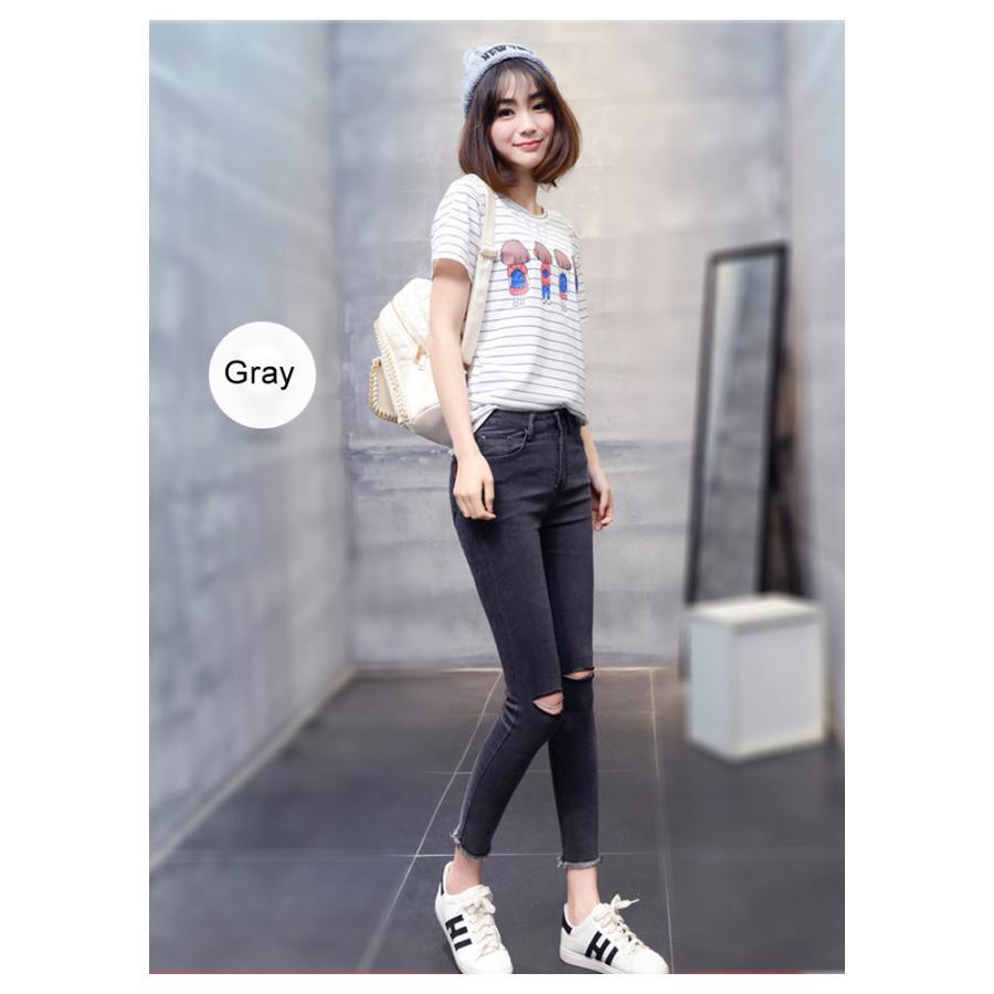 KOEISTORE スキニー レディース デニム ストレッチ パンツ 春 夏 春夏 