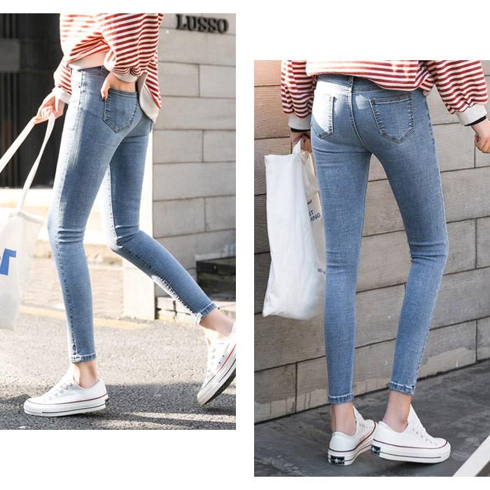 ストレッチ スキニー デニム 美脚 デニムパンツ レディース アンクル丈 9分丈 スキニーデニム 秋 冬 秋冬 クロップドパンツ 大人 ジーンズ ジーパン 送料無料 T012 Koei Store 通販 Yahoo ショッピング
