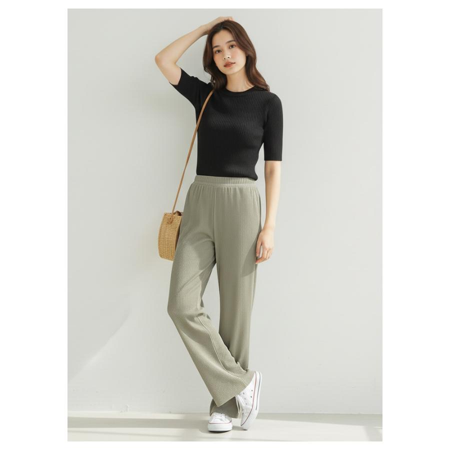 KOEISTORE（コウエイストア） ワイドパンツ リブパンツ レディース 春