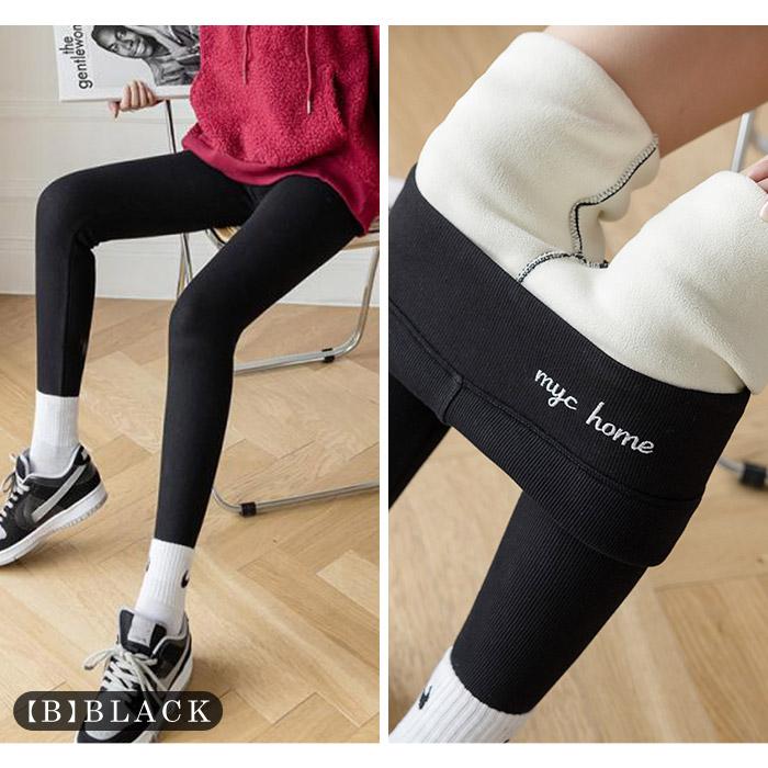 新品★16,500円 BRIEFING 裏起毛ウォームレギンスパンツ 黒 KOEISTORE（コウエイストア） 裏起毛 裏ボア レギンスパンツ