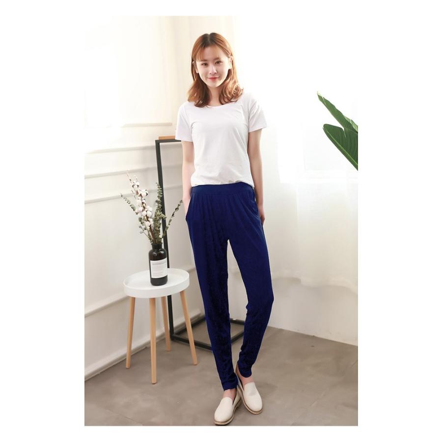 KOEISTORE サルエルパンツ レディース ストレッチ 春 夏 春夏