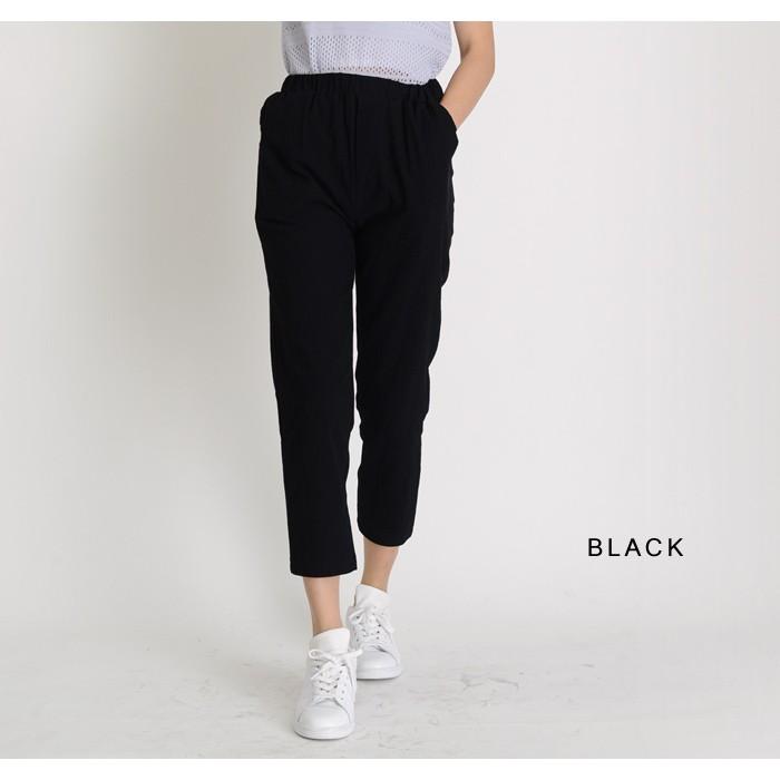 テーパードパンツ レディース 紺 パンツ 春 夏 春夏 リネンパンツ クロップドパンツ サルエルパンツ ウエストゴム 大人 代 30代 40代 Ol ママ 母 送料無料 T098 Koei Store 通販 Yahoo ショッピング