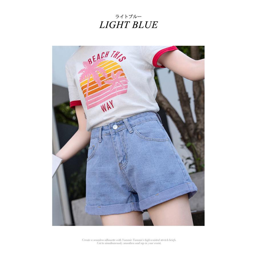 KOEISTORE デニム レディース 春 夏 春夏 黒 白 ショートパンツ KOEISTORE デニム レディース 春 夏 春夏 黒 白 ショートパンツ