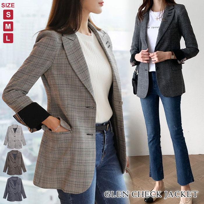 KOEISTORE ジャケット レディース 春 夏 春夏 チェック柄 長袖 KOEISTORE ジャケット レディース 春 夏 春夏 チェック柄 長袖