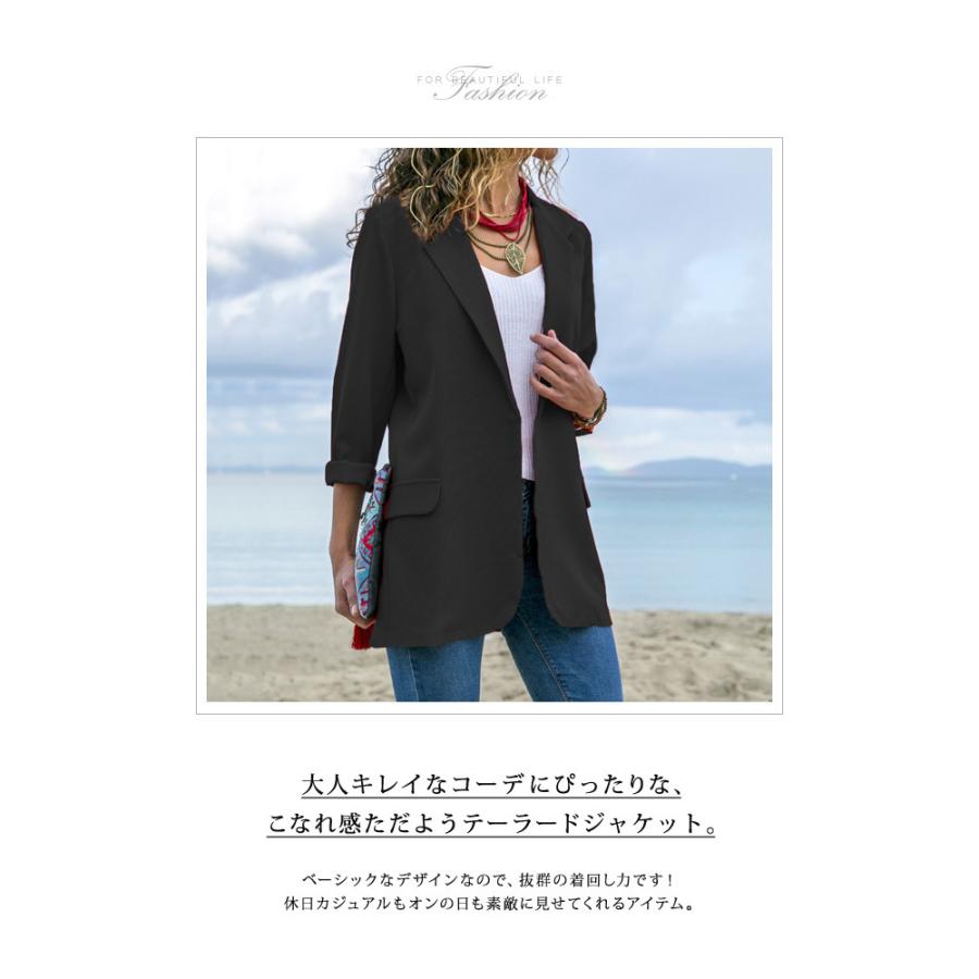 テーラードジャケット レディース 春 夏 春夏 黒 紺 ジャケット アウター ブラック ネイビー きれいめ お呼ばれ 大人 代 30代 40代 Ol ママ 母 送料無料 Y21 Koei Store 通販 Yahoo ショッピング