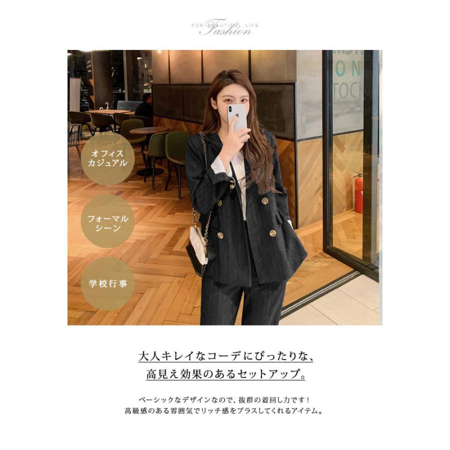 KOEISTORE セットアップ レディース スーツ 春 夏 春夏 黒 KOEISTORE セットアップ レディース スーツ 春 夏 春夏 黒
