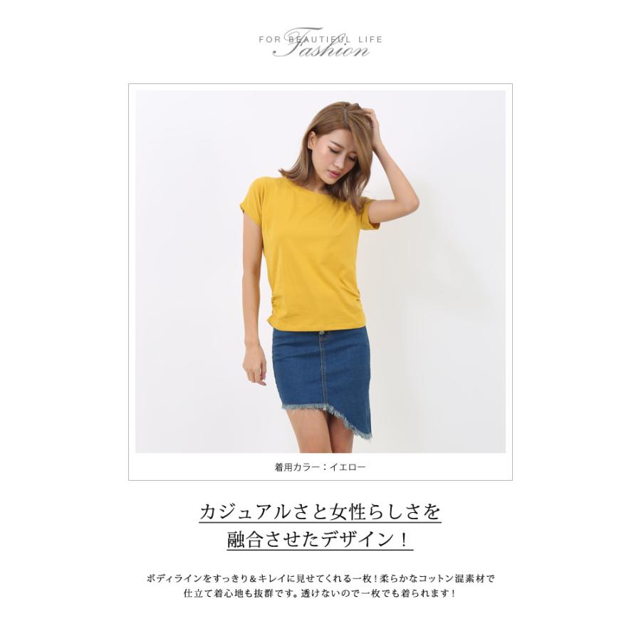 カットソー(半袖+袖なし) SEE-THROUGH LINE KNIT TOPS KOEISTORE（コウエイストア） ノースリーブ カットソー Tシャツ 半袖