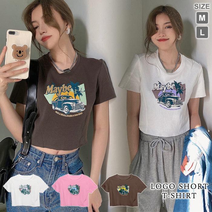 KOEISTORE Tシャツ レディース 春 夏 春夏 白 ショート丈 KOEISTORE Tシャツ レディース 春 夏 春夏 白 ショート丈