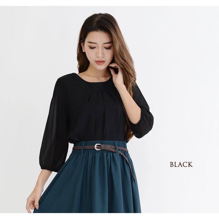 KOEISTORE（コウエイストア） ブラウス 白 レディース 7分袖ブラウス