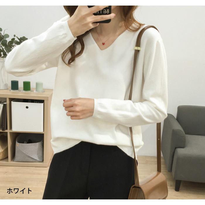 KOEISTORE ニットトップス レディース 春 夏 春夏 黒 白 Vネック KOEISTORE ニットトップス レディース 春 夏 春夏 黒 白 Vネック