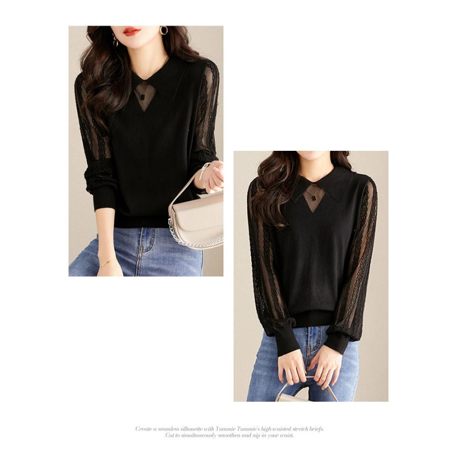 KOEISTORE ニットトップス レディース 春 夏 春夏 黒 ニット KOEISTORE ニットトップス レディース 春 夏 春夏 黒 ニット