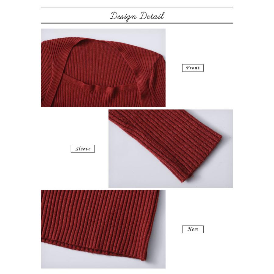 KOEISTORE ニットトップス レディース 春 夏 春夏 黒 白 長袖 KOEISTORE ニットトップス レディース 春 夏 春夏 黒 白 長袖