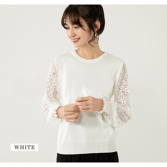 KOEISTORE ニットトップス レディース 春 夏 春夏 白 黒 長袖 KOEISTORE ニットトップス レディース 春 夏 春夏 白 黒 長袖