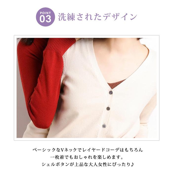 KOEISTORE カーディガン レディース 春 夏 春夏 黒 白 ニット V KOEISTORE カーディガン レディース 春 夏 春夏 黒 白 ニット V