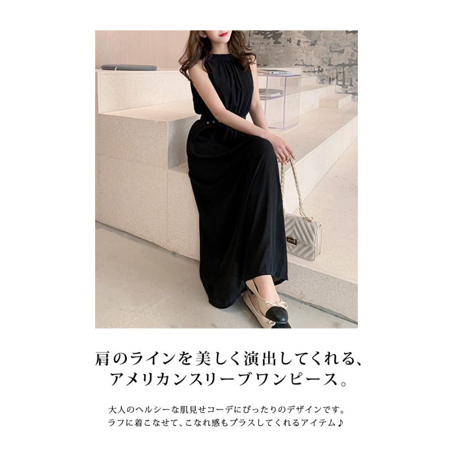 KOEISTORE ワンピース レディース 春 夏 春夏 黒 ノースリーブ KOEISTORE ワンピース レディース 春 夏 春夏 黒 ノースリーブ