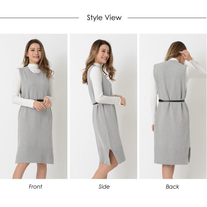KOEISTORE ワンピース レディース ニットワンピース ニット 紺 KOEISTORE ワンピース レディース ニットワンピース ニット 紺