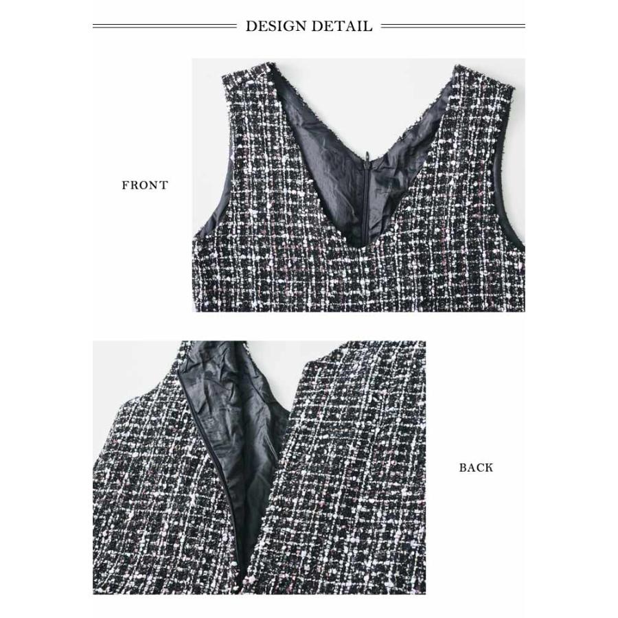 KOEISTORE ワンピース レディース 秋 冬 秋冬 黒 ジャンパー