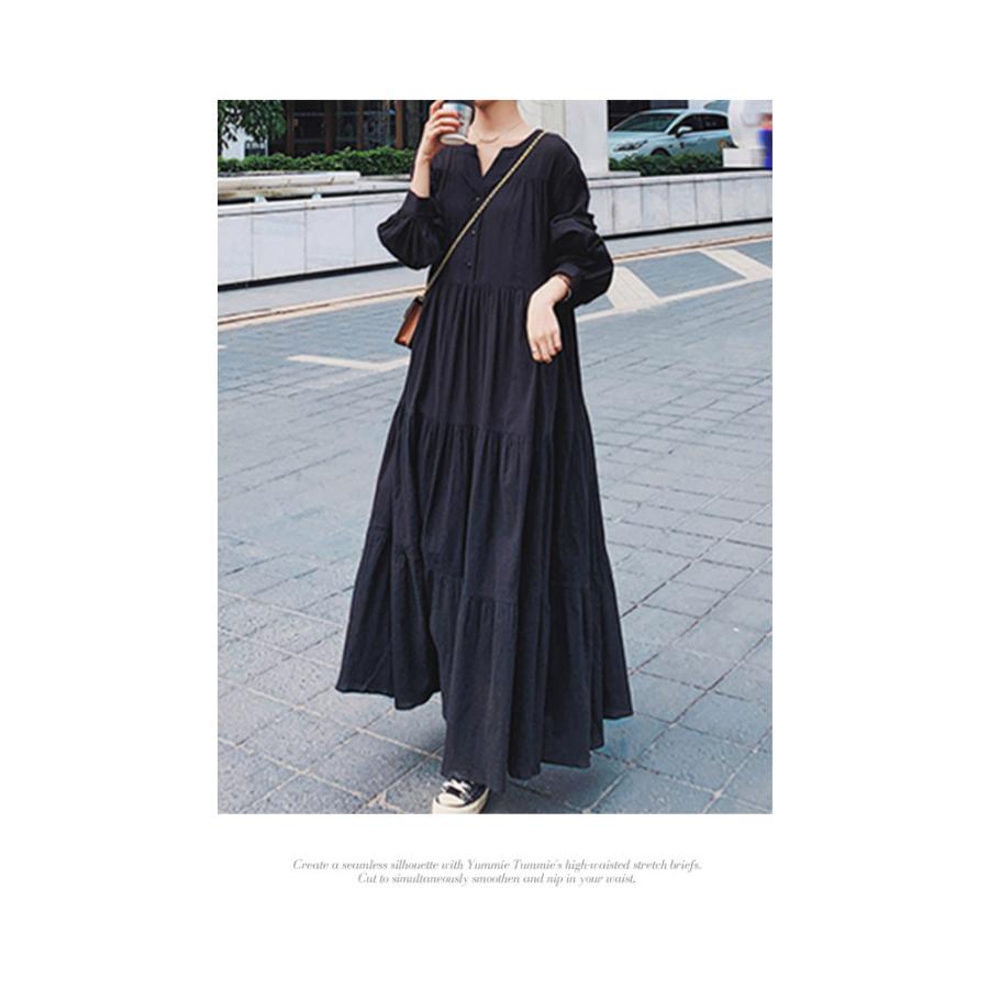 新品未使用ブラック シャツティアードワンピース 長袖 2208166y-20.jpg