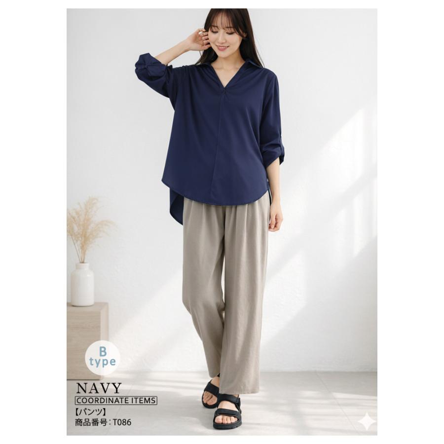 新品☆8L♪ブラウス色々3枚まとめて♪半袖・長袖♪スキッパーシャツ〇L299 KOEISTORE（コウエイストア） ブラウス レディース 春 夏 春夏 黒 白