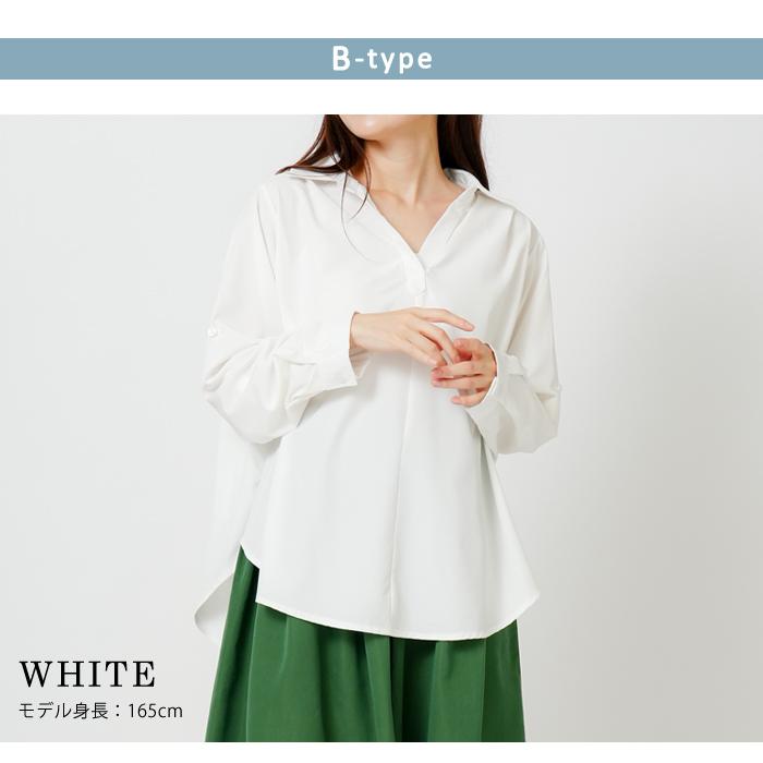 KOEISTORE ブラウス レディース 秋 冬 秋冬 黒 白 スキッパー KOEISTORE ブラウス レディース 秋 冬 秋冬 黒 白 スキッパー