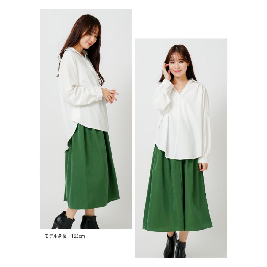 KOEISTORE ブラウス レディース 秋 冬 秋冬 黒 白 スキッパー KOEISTORE ブラウス レディース 秋 冬 秋冬 黒 白 スキッパー