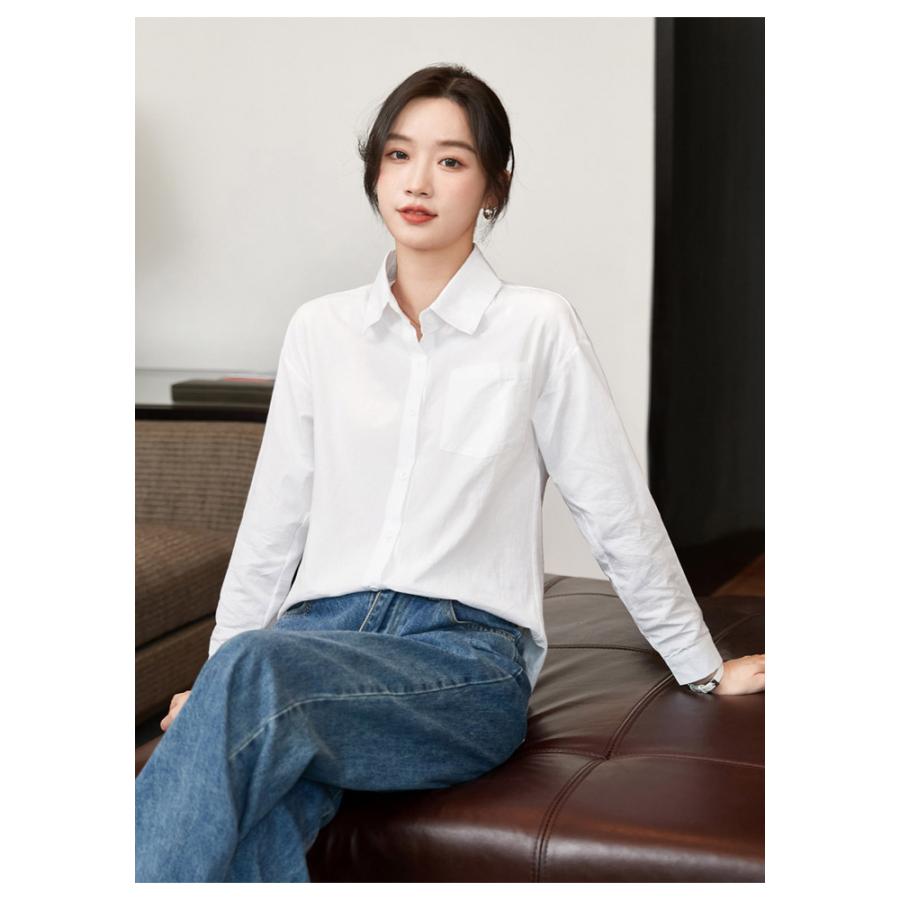 KOEISTORE（コウエイストア） ブラウス 長袖 レディース 春 夏 春夏 白