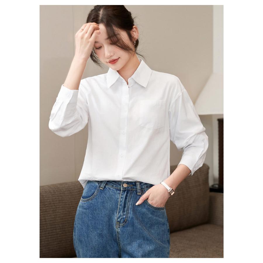 KOEISTORE（コウエイストア） ブラウス 長袖 レディース 春 夏 春夏 白