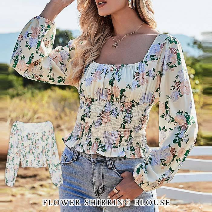 KOEISTORE トップス レディース 春 夏 春夏 シャツ 花柄トップス KOEISTORE トップス レディース 春 夏 春夏 シャツ 花柄トップス
