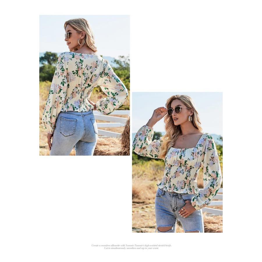 KOEISTORE トップス レディース 春 夏 春夏 シャツ 花柄トップス KOEISTORE トップス レディース 春 夏 春夏 シャツ 花柄トップス