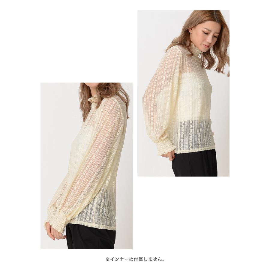 KOEISTORE ブラウス レディース 春 夏 春夏 黒 白 シースルー KOEISTORE ブラウス レディース 春 夏 春夏 黒 白 シースルー