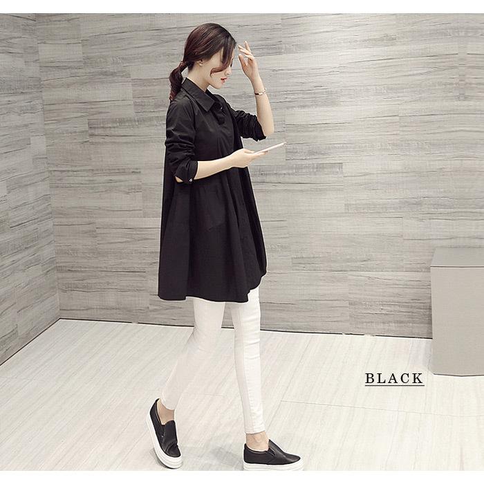 KOEISTORE ロングシャツ レディース 春 夏 春夏 白 黒 シャツ KOEISTORE ロングシャツ レディース 春 夏 春夏 白 黒 シャツ