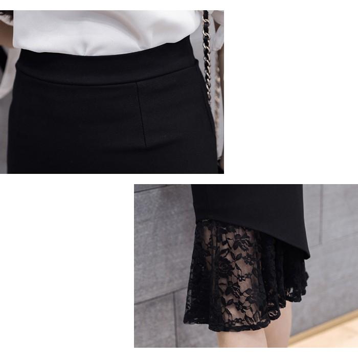 エイココンドウ　冬レース黒スカート　セピアに黒レースロングベスト　未使用長袖 エイココンドウ 冬レース黒スカート セピアに黒レースロングベスト 未