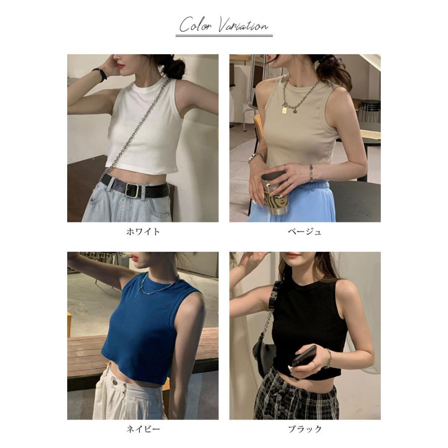 KOEISTORE タンクトップ レディース 春 夏 春夏 白 黒 KOEISTORE タンクトップ レディース 春 夏 春夏 白 黒