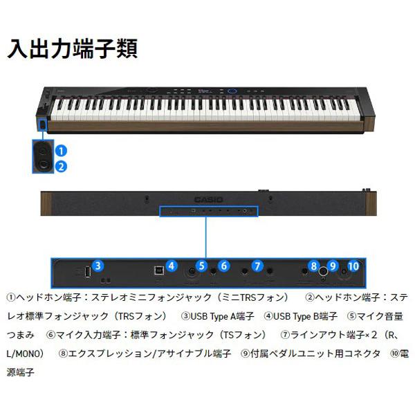 CASIO PX-S6000 BK（ブラック）(お手入れクロス付き)（代引き不可）88鍵盤 カシオ電子ピアノ｜koeido1｜07