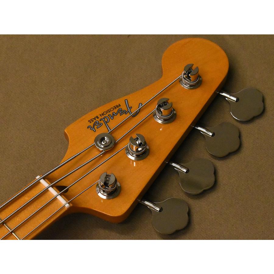 ベース Fender / J Precision Bass Black Gold Fender J Signature Precision Bass Electric Guitar, Maple FB, Black