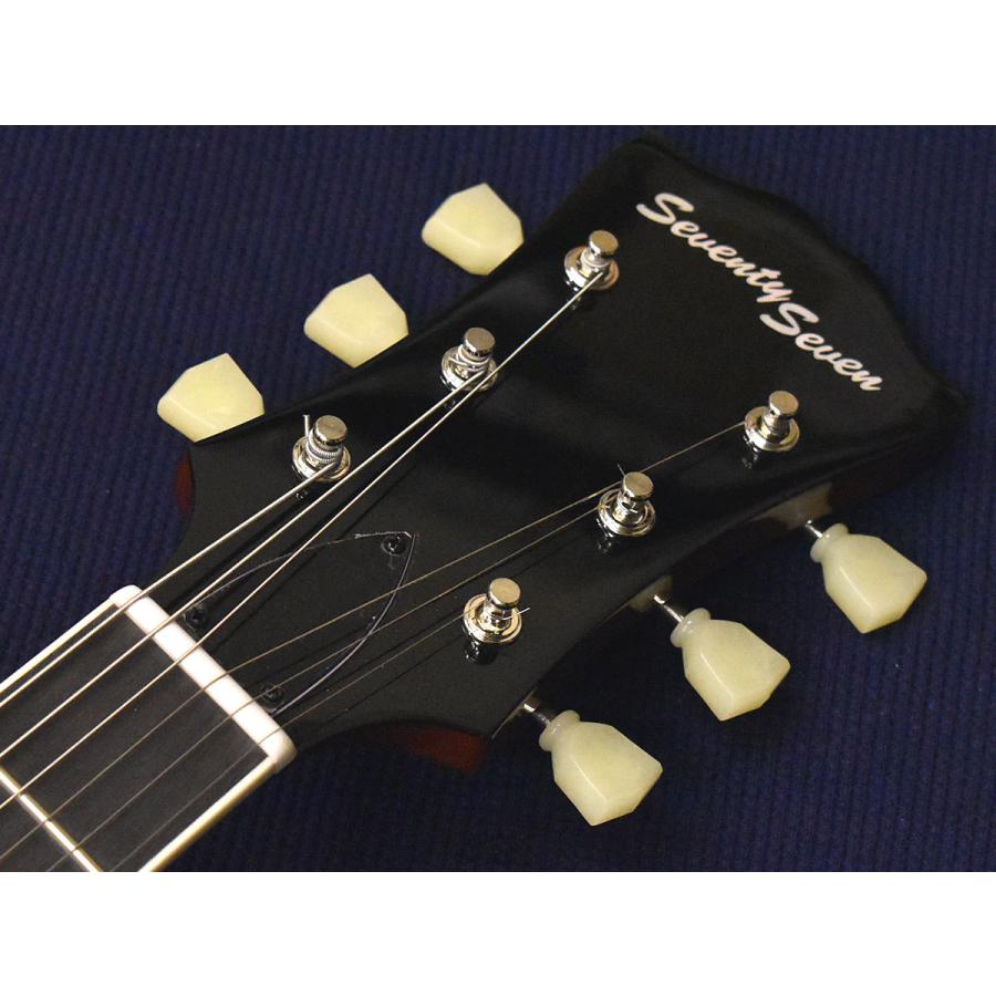Seventy Seven Guitars EXRUBATO-STD-JT ITB（スペア弦、レビュー特典付き）エレキギター セミアコの画像
