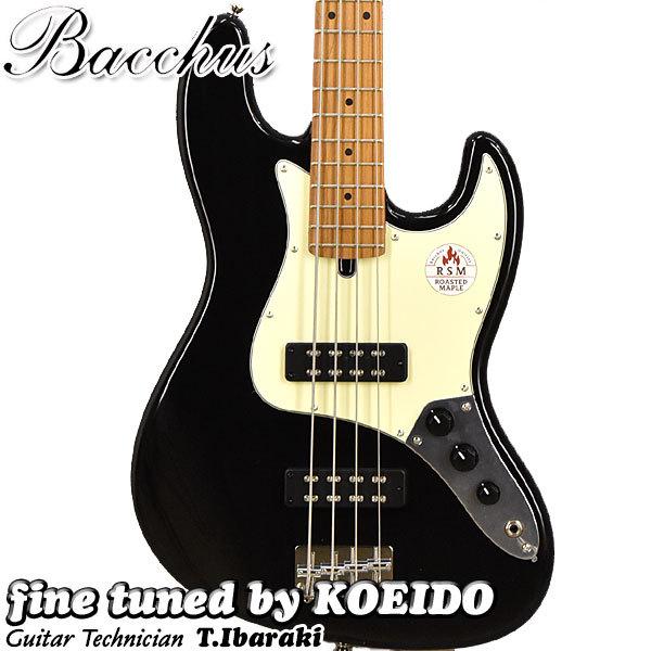 輝く高品質な バッカス BACCHUS BJB-1-RSM M CAR ROASTED MAPLE エレキ