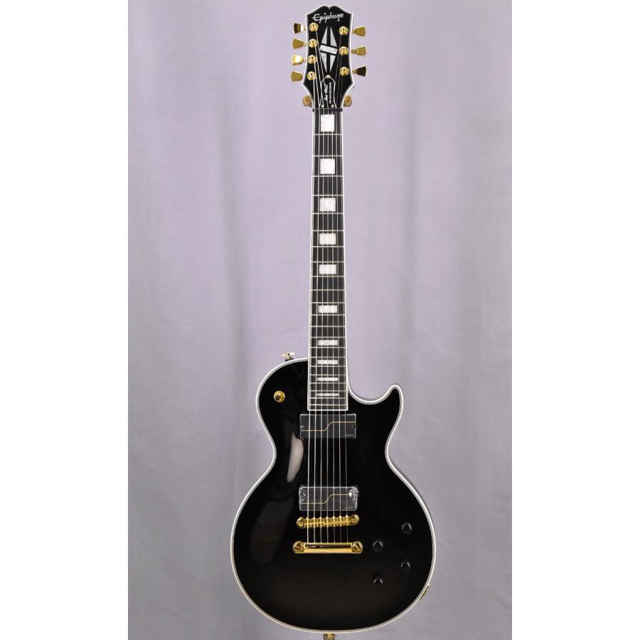 （お取り寄せ商品）Epiphone Matt Heafy Les Paul Custom Origins 7-String Ebony(スペア弦、クリップチューナー付き) マット・ヒーフィー レスポール7弦｜koeido1｜02