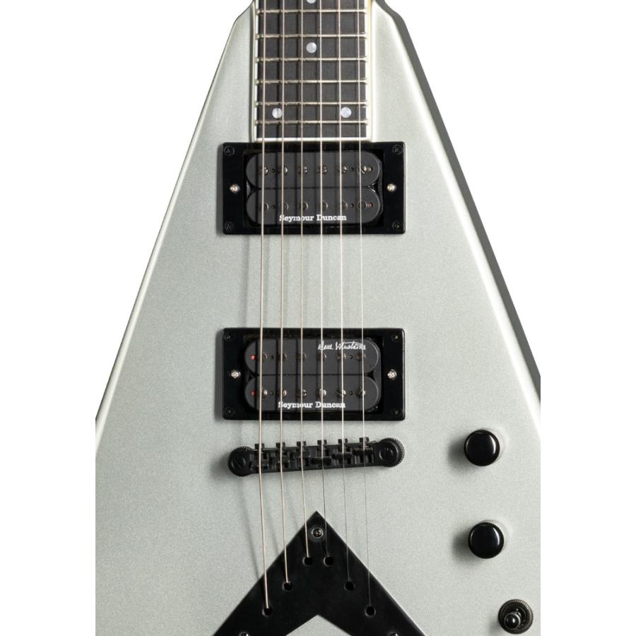 （お取り寄せ商品）Kramer Dave Mustaine Vanguard Silver Metallic（クリップチューナー、スペア弦付き）クレイマー デイヴムスティン メガデスの画像