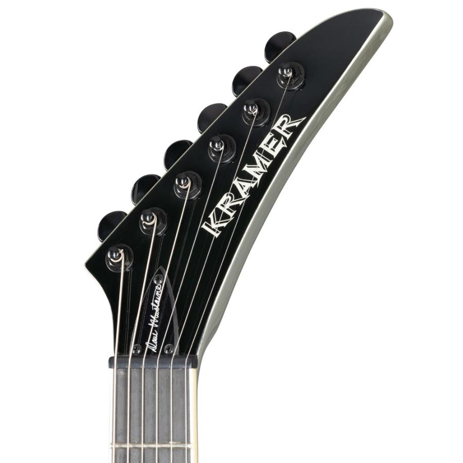 （お取り寄せ商品）Kramer Dave Mustaine Vanguard Silver Metallic（クリップチューナー、スペア弦付き）クレイマー デイヴムスティン メガデスの画像