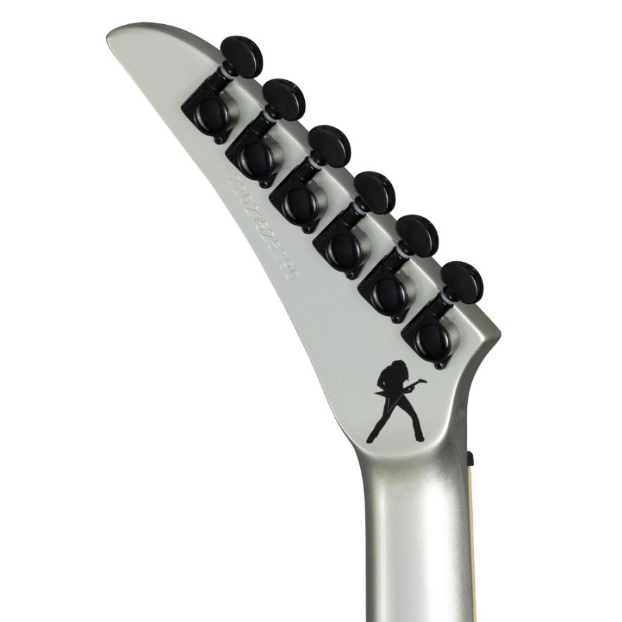 （お取り寄せ商品）Kramer Dave Mustaine Vanguard Silver Metallic（クリップチューナー、スペア弦付き）クレイマー デイヴムスティン メガデスの画像