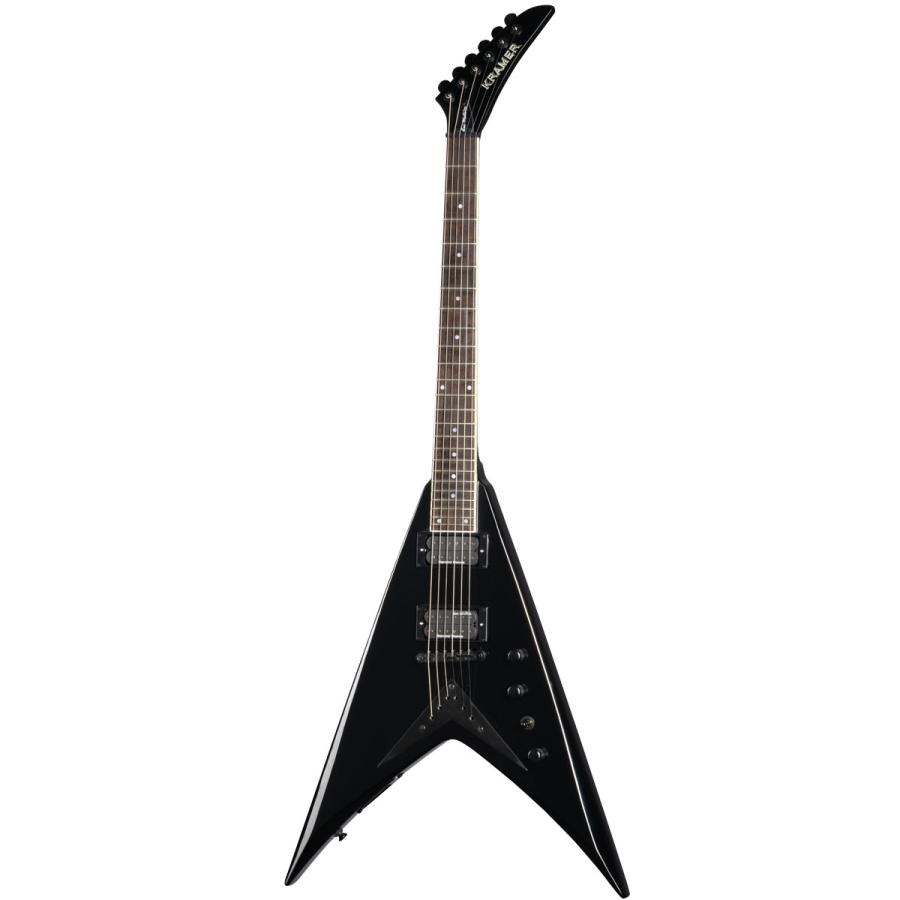 （お取り寄せ商品）Kramer Dave Mustaine Vanguard Ebony（クリップチューナー、スペア弦付き）クレイマー デイヴムスティン メガデスの画像