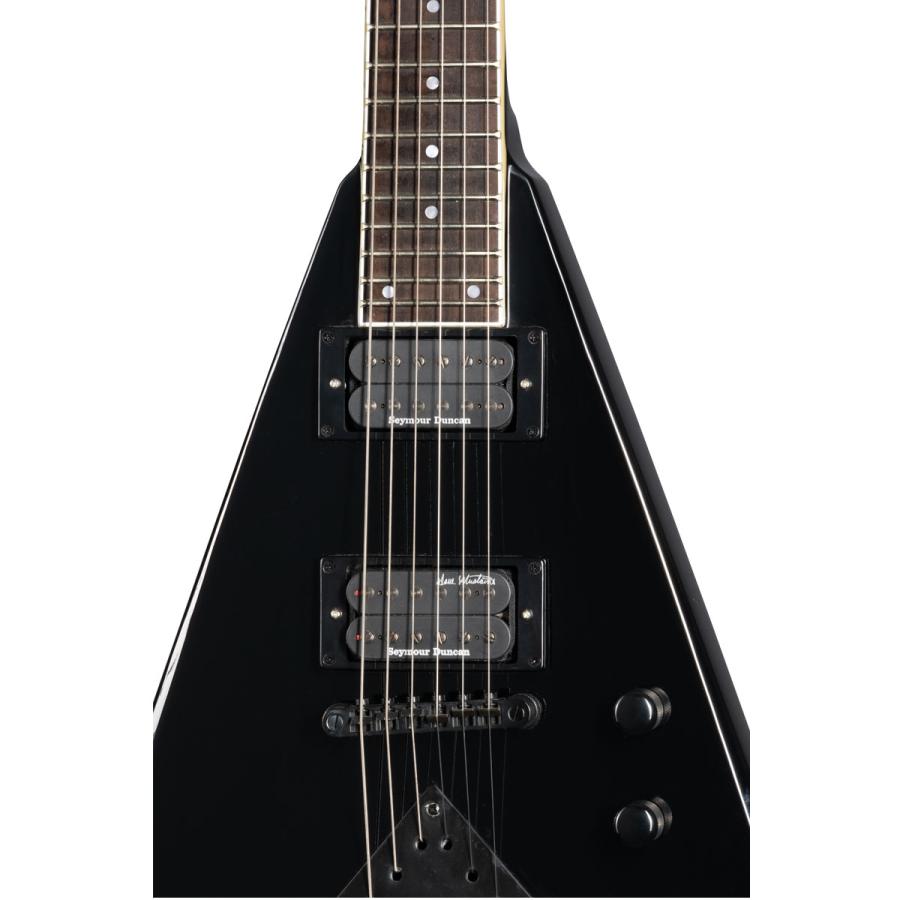 （お取り寄せ商品）Kramer Dave Mustaine Vanguard Ebony（クリップチューナー、スペア弦付き）クレイマー デイヴムスティン メガデスの画像