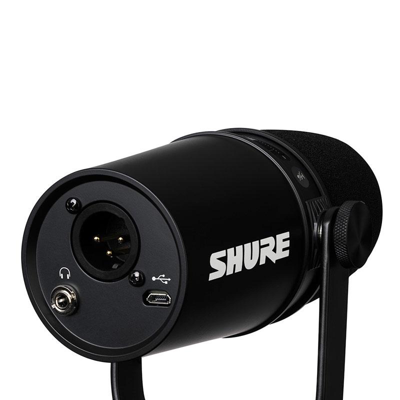 SHURE（シュア） SHURE MV7-K-J ブラック ポッドキャストマイク(国内
