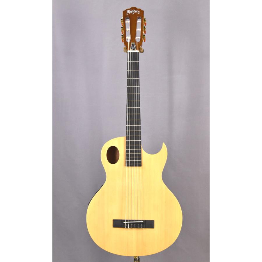 Washburn エレガット EACT42S Natural（スペア弦、ストラップサービス 