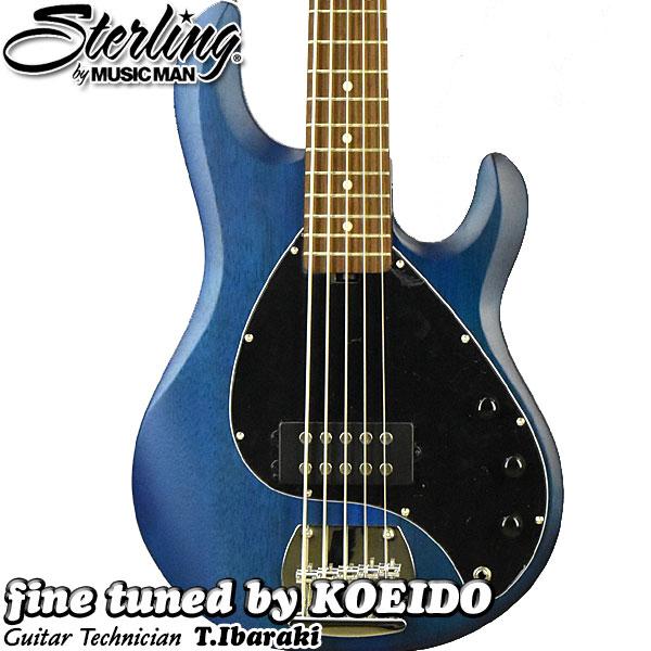 Music Man Sterling by MUSICMAN S.U.B Series RAY5 TBLS（Trans Blue 