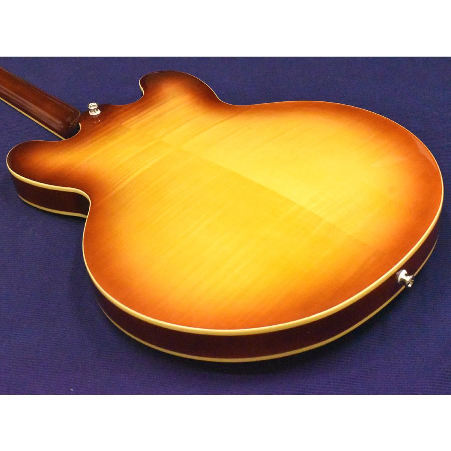 Epiphone ES335 Figured Raspberry Tea Burst (スペア弦、クリップチューナー付き) エピフォン