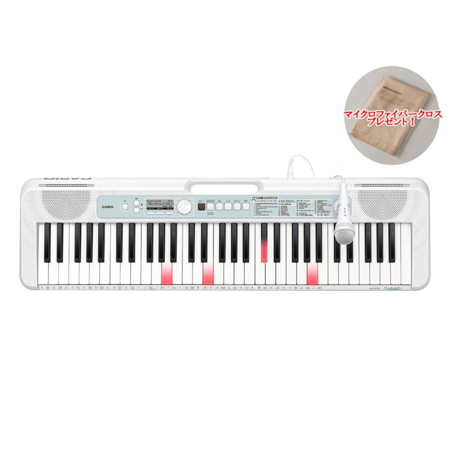 CASIO カシオ LK-335 キーボード お手入れクロス付き 光ナビ　61鍵盤　電子ピアノ の商品画像