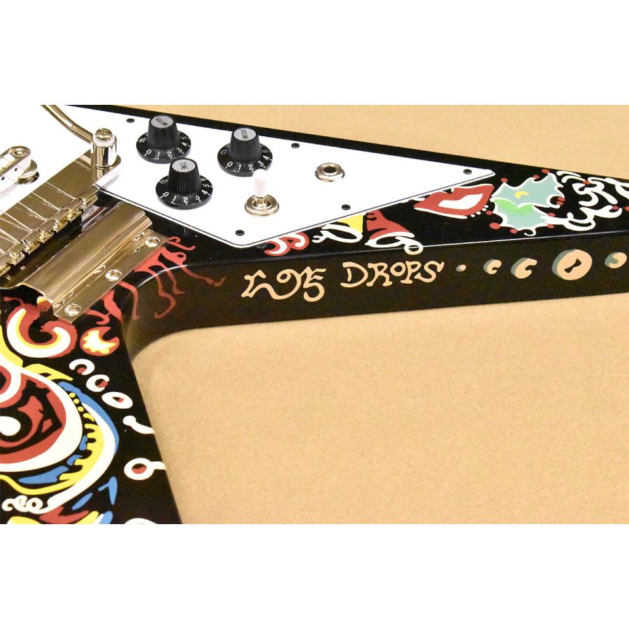Epiphone Jimi Hendrix "Love Drops" Flying V（お取り寄せ商品）エピフォン　ジミヘン　フライングV